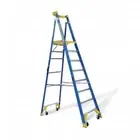 Bailey P170 Fibreglass Platform Ladder 7 Step 2.1m Platform 170kg Wheels FS13534