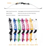 Topoint R2 Recurve Bow Replacement Riser (multicolor option) or Limbs (from 18-3