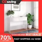Console Table White 100x35x76.5 cm Engineered Wood Hallway Storage 9836