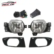 For Kia Rio RS 2002-2005 Front Bumper Fog Light Lamp Cover Bezel Wire Switch Set (for: Kia)