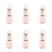 6x Dove 40ml Antiperspirant Roll On Deodorant 48 Hour Protection Powder Soft