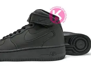 日本直送 2017 人氣商品 女孩專用 NIKE AIR FORCE 1 MID GS 大童鞋 女鞋 全黑 黑 中筒 搭配職人 指定款 基本款 (314195-004) !