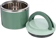 Alipis Insulated Food Container Stainless Steel Vacuum Food Jar Wide Mouth Leak-proof Soup Cup Lunch Container for Home School Office Picnic Travel Green 1000ml