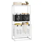 Laundry Sorter Basket Dirty Clothes Hamper 2/3 Layer Laundry Sorter Organizer Wa