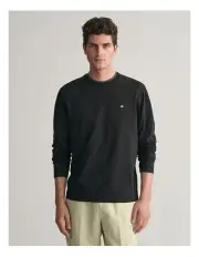 [Gant] Shield Long Sleeve T-Shirt in Black