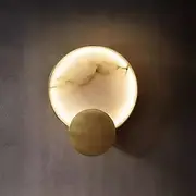 LED Indoor Wall Light Marble 1-Light Wall Light Modern Bedroom Bedside Wall Sconce Simple Corridor Stairwell G9 Wall Mounted Lamp for Living Room Study Corrido