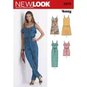 NEW New Look Pattern 6373 Misses' Jumpsuit By Spotlight