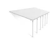 CANOPIA - Feria 3 x 8.5 DIY Patio Cover Kit White Aluminum Frame