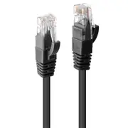 Lindy networking cable Black 1m Cat6 U/UTP (UTP)