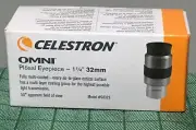 Celestron 1.25" Omni Plossl Eyepiece - 32mm # 93323 Unused NEW NIB