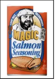 3-Pack Chef Paul Prudhomme's Magic Salmon Seasoning, Fluten Free, No MSG 7 oz