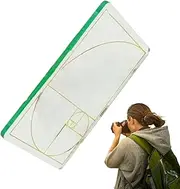 Golden Ratio Composition Viewfinder - Clear Acrylic Tool, Portable Viewer | Enhance the visual composition and artistic balance of photographers, painters, and sketch artists by