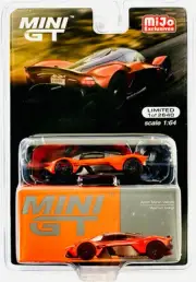 Aston Martin Valkyrie Maximum Orange #678 Mini GT Mijo Exclusive 1:64 Model Car