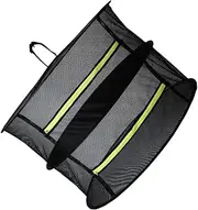 Toddmomy Herb Drying Rack Hanging Mesh Drying Net Folding Drying Rack Zipper Closure 2-layer Drying Mesh Net for Plants