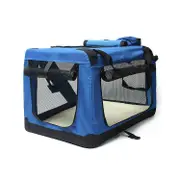 Pawhub Foldable Pet Cat Carrier Dog Crate Portable Cage Car Travel Bag Kennel