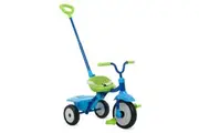 SmarTrike 2 in 1 Folding Fun Push Tricycle Kids Toddler Ride On Toy 15m+ Blue