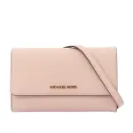 【MICHAEL KORS】JET SET防刮牛皮翻蓋WOC斜背包(內裡可拆)(芭蕾粉) 35S9GTVC3L BALL