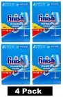 4 x FINISH PK112 POWERBALL POWER ESSENTIAL DISHWASHER TABLETS LEMON SPARKLE NEW