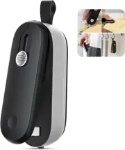 Bag Sealer, 2 in 1 Mini Bag Sealer Heat Seal and Cutter with Lanyard, Portable H