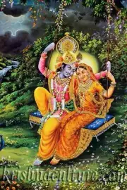 Krishna culture Jhulan CV97MA Canvas Art 16x24"
