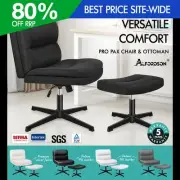 ALFORDSON Office Chair Executive Computer Seat Work Cross Legged Ottoman