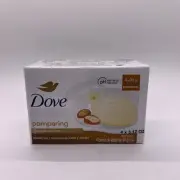 Dove Pampering Beauty Bar Soap Vanilla 4 Bars Per Package 4x 3.17 Oz