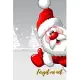 Forget Me Not: Merry Christmas from Santa.Internet Password Logbook with alphabetical tabs.Personal Address of websites, usernames, p