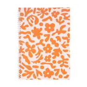 A4 Spiral Notebook - Organic Abstract