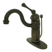 Kingston Brass KB140.BL Victorian 1.2 GPM 1 Hole Bathroom Faucet - Bronze