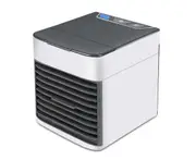 Home Mini Air Conditioner Portable Air Cooler 7 Colors LED USB Personal Space Cooler Fan Air Cooling Fan Rechargeable Fan Desk