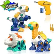 Ausut STEM 3pk Dinosaurs Take Apart Toys ~New~