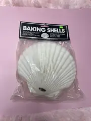 Baking Shells Set Of 4 Japan Alfred E Knobler & Co Gourmet Clam NOS