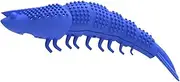 Cat Catnip Toy Cat Toothbrush Catnip Shrimp Shaped Teeth Cleaning Toy Rubber Cat Biting Molar Stick Funny Pet Toy For Cats cleaning expends energy grinding teeth (Color : Blue)
