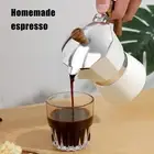 Durable Italian Coffee Maker Moka Pot Espresso Set Lightweight Stovetop