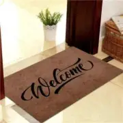 Black Brown Mat Doormat Anti Slip Home Decorative Balcony Indoor Corridor Entran
