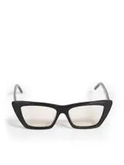 Black Logo-Lettering Sunglasses