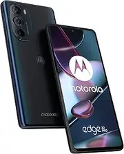 [Motorola] Moto Edge30 Pro Smartphone (6.7 Inch FHD+ Display, 50MP Camera, 12/256 GB, 4800 mAh, Android 12) Cosmos Blue + Protective Cover + Car Adapter [Amazon Exclusive]