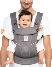 Ergobaby Omni Breeze All-Position Mesh Baby Carrier - Graphite Grey