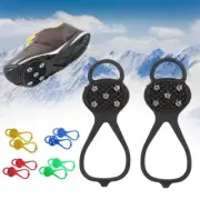 Outdoor Sports Ice Gripper Non-Slip Snow Studs Winter Shoes Crampons Women Men