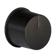 Hager WBAEDK-MB - Matt Black Dimmer Knob For WBMDUR - 1 Buy