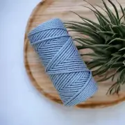 4MM 3ply Macrame Cord | PASTEL BLUE | 100% Pure Cotton Rope MELB Australia