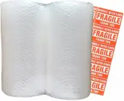 Bubble Cushioning Wrap Roll 12In X 36Ft 2Roll Total 72Ft Bubble Cushion Packing