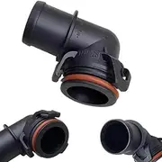 20847910 20795717 20877112 Genuine Parts Radiator Inlet Hose Coolant Connector 902-2091 Plastic OEM Engine Black Crossover Pipe for 10-14 Bu/lck Lacrosse GL8 Cad/lla/c SRX CTS XTS Chevy Im/pala