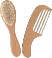 COOPHYA 1 Set Hair Brush and Comb Lightweight Bath Brush for Newborns Soft Scalp for Gentle Grooming Shower Present for Parents