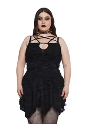 [Widow] Plus Hex Vex Mini Dress