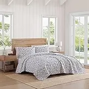 Tommy Hilfiger - Full/Queen Quilt Set, Super Soft Premium Bedding with Matching Shams, Coastal Room Essentials (Boating Flags Blue, Full/Queen)