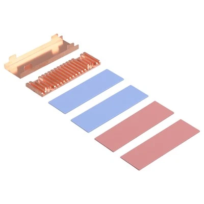 For M.2 NGFF Solid State Hard Drive Heatsink Ultra Thin Pure Copper8015