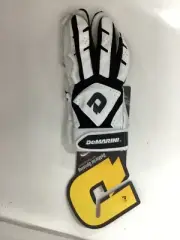 DeMarini Uprising Batting Gloves Mens Size Large White/Black