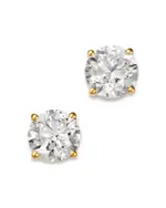 Bloomingdale's Fine Collection Certified Diamond Colorless Stud Earrings in 18K Yellow Gold, 2.0 tcw