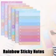 50 Sheets Sticky Notes Multicolors Scribed Sticky Notes Stationery